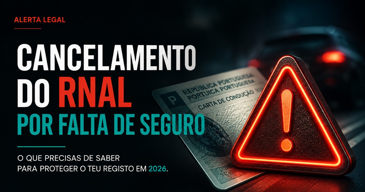 Alerta legal: cancelamento do RNAL por falta de seguro de alojamento local